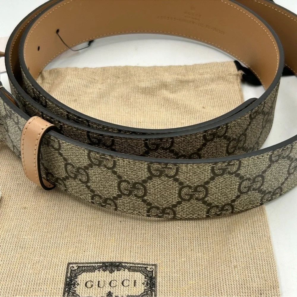 Men’s Gucci GG supreme Marmont leather belt size 115 cm/46 inch
